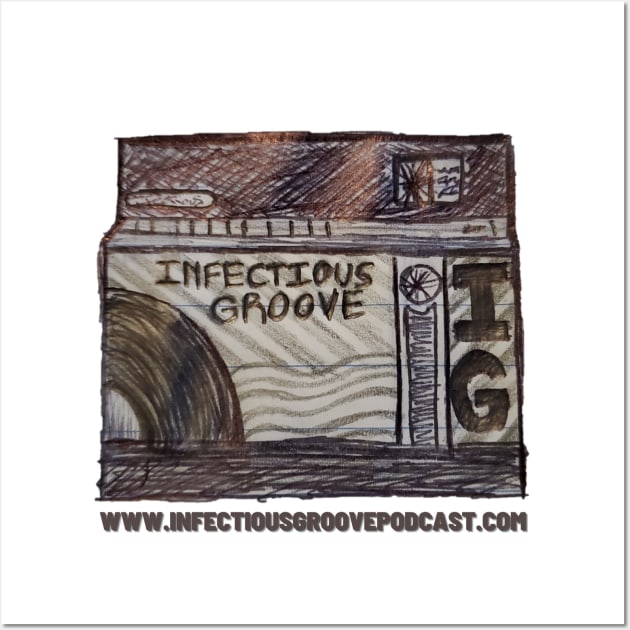 IGP - Jukebox Sketch Wall Art by Infectious Groove Podcast